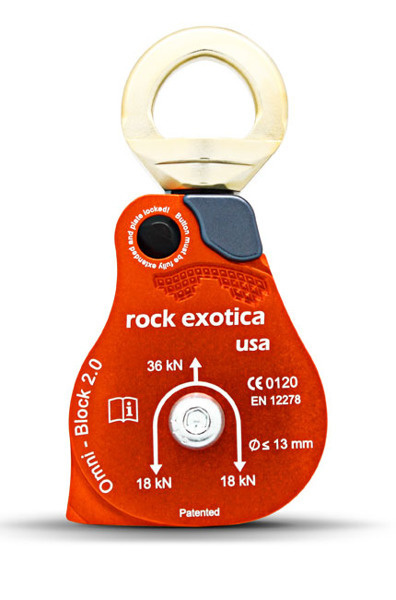Bloczek OMNI-BLOCK 2.0 pomarańczowy - Rock Exotica